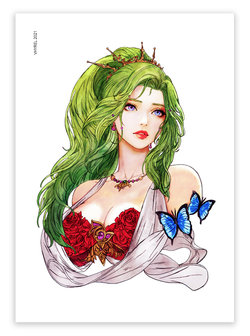 Final Fantasy VI Watercolor Terra Print