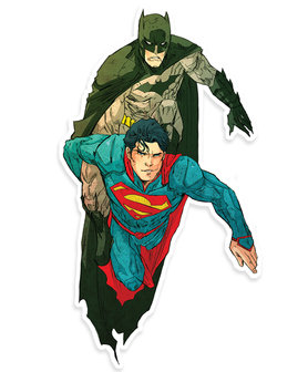 DC Comics Batman & Superman Selfie Die Cut Sticker