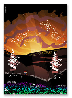(Discontinued Product) Paper Mario 2 Boggly Woods Print