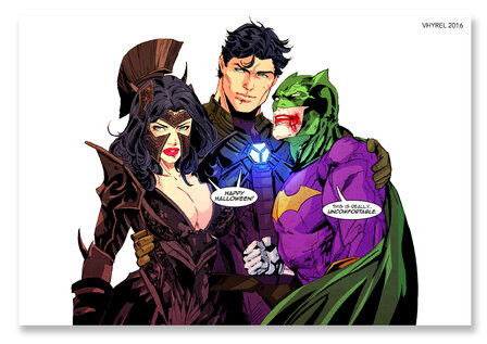 (Discontinued Product) DC Trinity Halloween 2016 Print
