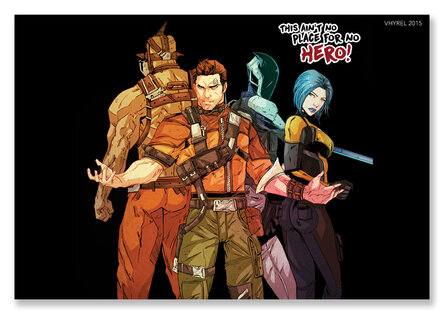 (Discontinued Product) Borderlands 2 No Hero Print