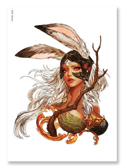 Final Fantasy XII Watercolor Fran Print