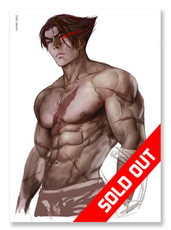 Tekken First King of the Iron Fist Kazuya Mishima Print