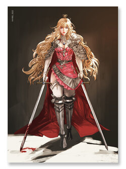 (Display example) Super Mario Queen Peach Semi Gloss Print