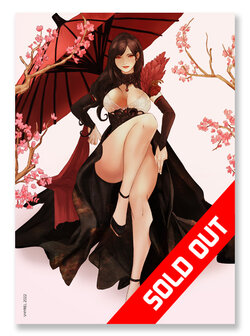 Final Fantasy VII Emperor Tifa Print