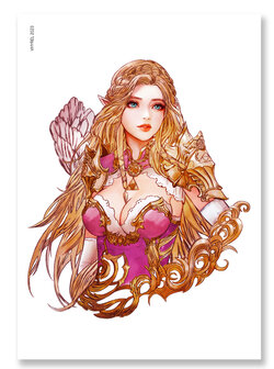 Watercolor Legend of Zelda Princess Zelda Print