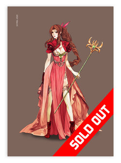 Final Fantasy VII Mage Aerith Redesign Canvas