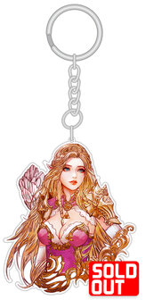 Legend of Zelda Princess Zelda Keychain Double Sided Clear Acrylic Glossy