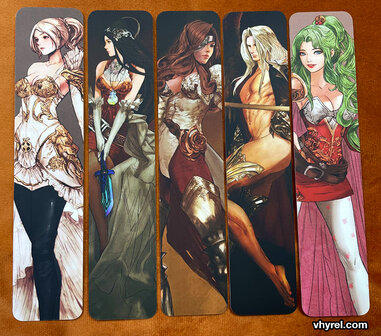 Final Fantasy Bookmark Set of 5 Bookmarks
