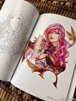 Fantasy Art Book The Art of Vhyrel