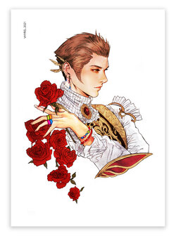 Final Fantasy XII Watercolor Balthier Print