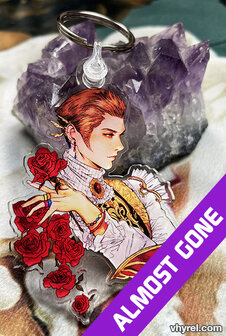 Final Fantasy XII Balthier Keychain Double Sided Clear Acrylic