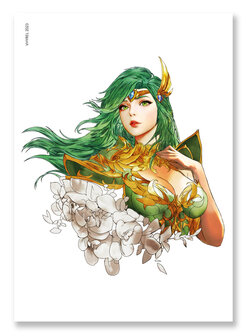 Final Fantasy IV Watercolor Rydia Print