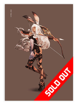 Final Fantasy XII Fran Redesign Print