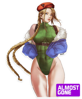 Street Fighter Cammy Die Cut Sticker