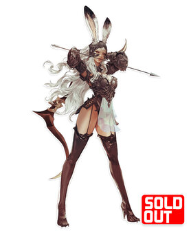 Final Fantasy XII Cover Special Fran Die Cut Sticker