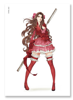 Final Fantasy FFVII Cover Special Aerith Print