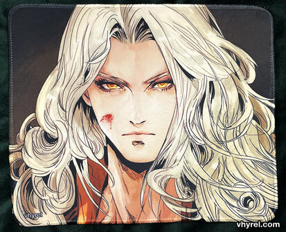 Castlevania Alucard Portrait Mouse Pad