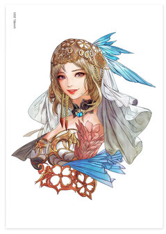 Final Fantasy XII Watercolor Ashe Print
