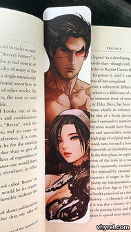 Tekken Kazuya Mishima Jun Kazama Sketch Bookmark