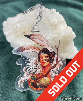 Final Fantasy XII Fran Keychain Double Sided + Double Protection Clear Acrylic