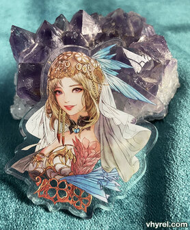 Final Fantasy XII Ashe Clear Acrylic Pin