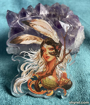 Final Fantasy XII Fran Clear Acrylic Pin