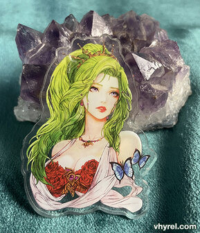 Final Fantasy VI Terra Clear Acrylic Pin