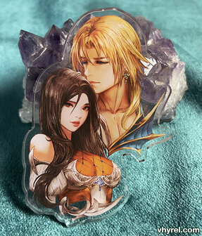 Final Fantasy IX Zidane Dagger Clear Acrylic Pin