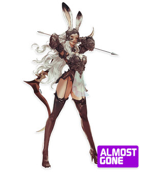 Final Fantasy XII Cover Special Fran Die Cut Sticker