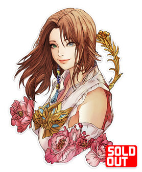 Final Fantasy X Yuna Portrait Die Cut Sticker