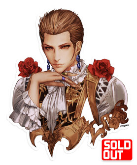 Final Fantasy XII Balthier Portrait Die Cut Sticker