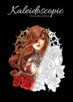 Kaleidoscopic A Coloring Book by Vhyrel
