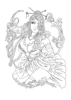 Kaleidoscopic A Coloring Book by Vhyrel