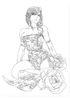 Kaleidoscopic A Coloring Book by Vhyrel