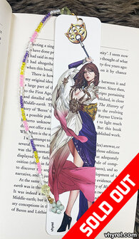 Final Fantasy X Cover Special Yuna Bookmark Beaded