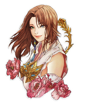Final Fantasy X Yuna Portrait Die Cut Sticker