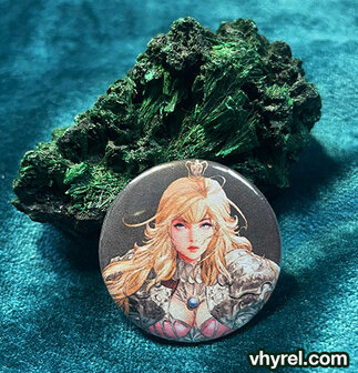 Super Mario Queen Peach Button