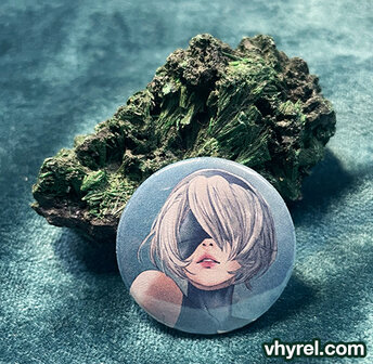 Nier Automata 2B Button
