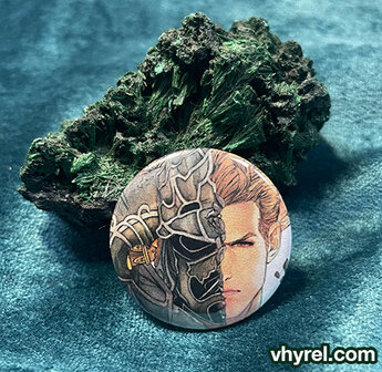 Final Fantasy XII Watercolor Gabranth Button