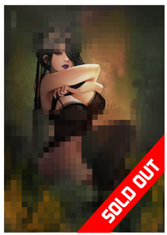 FFX Lulu Lingerie Pinup Print