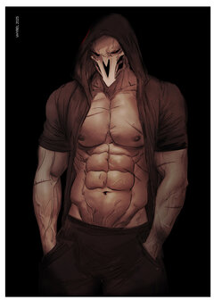 Overwatch Reaper Hoodie Print