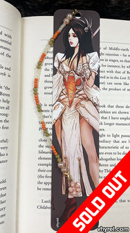 Final Fantasy IX Garnet Dagger Redesign Bookmark Beaded