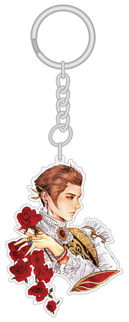 Final Fantasy XII Balthier Keychain Double Sided Clear Acrylic Glossy