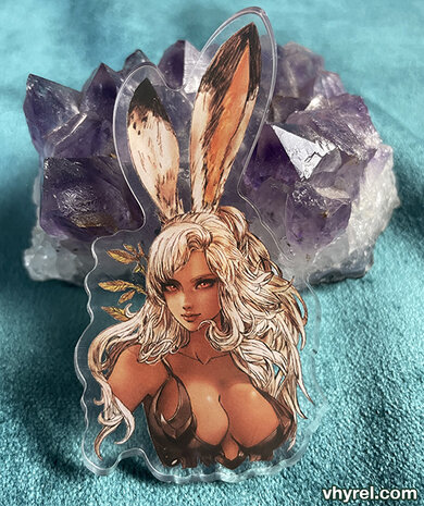 Final Fantasy XII Fran Clear Acrylic Pin