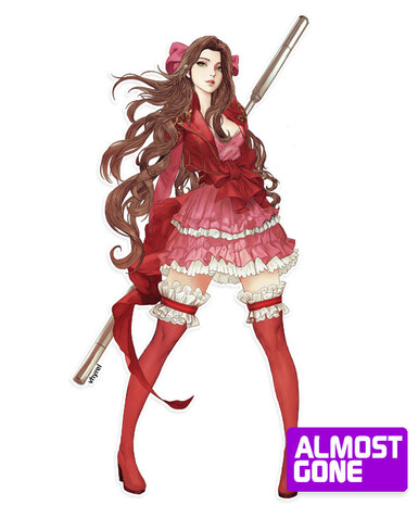 Final Fantasy FFVII Cover Special Aerith Die Cut Sticker