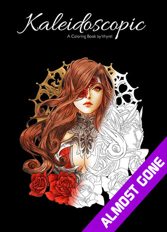 Kaleidoscopic A Coloring Book by Vhyrel