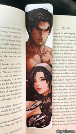 Tekken Kazuya Mishima Jun Kazama Portrait Bookmark