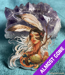 Final Fantasy XII Fran Clear Acrylic Pin