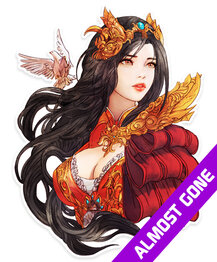 Final Fantasy IX Watercolor Dagger Die Cut Sticker